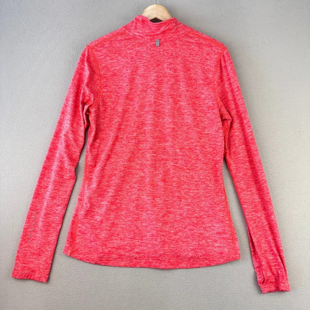 Bundle Nike Dri-FIT Element Half-Zip Running Top Womens Medium Pink Long Sleeve - Picture 5 of 12